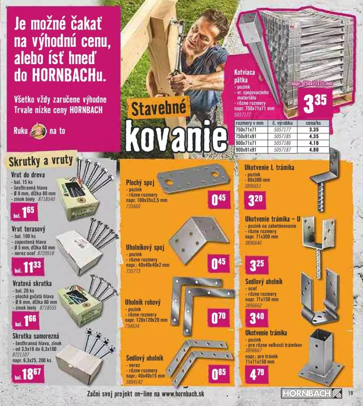 Leták Hornbach - 31.3.2021 - 27.4.2021. Strana 19