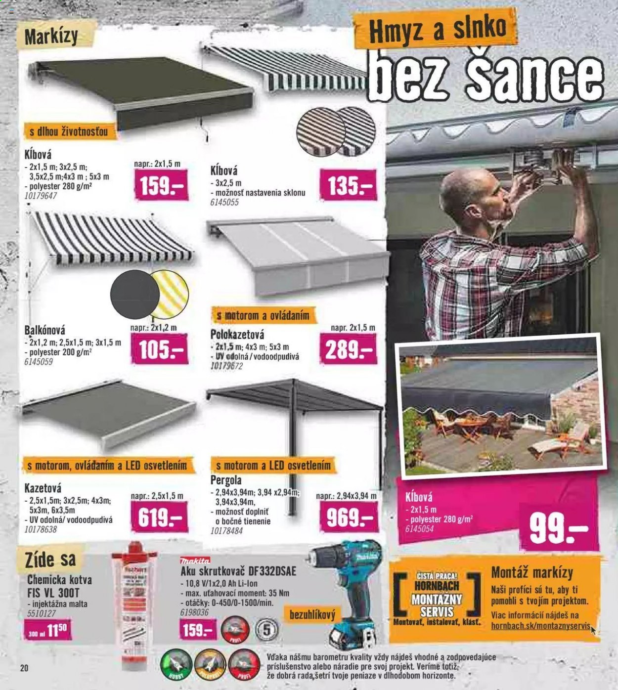 Leták Hornbach - 31.3.2021 - 27.4.2021. Strana 20