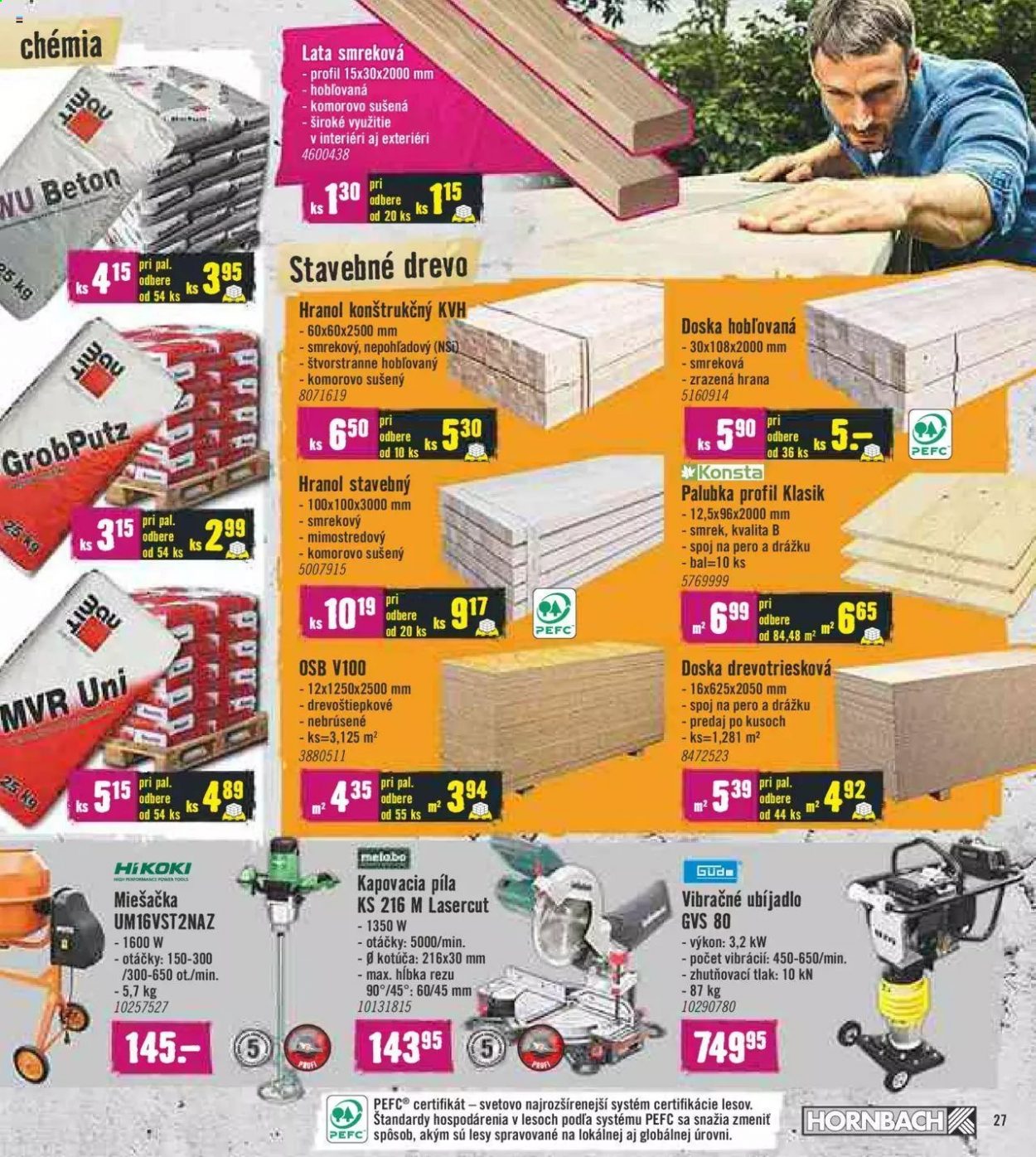 Leták Hornbach - 31.3.2021 - 27.4.2021. Strana 27
