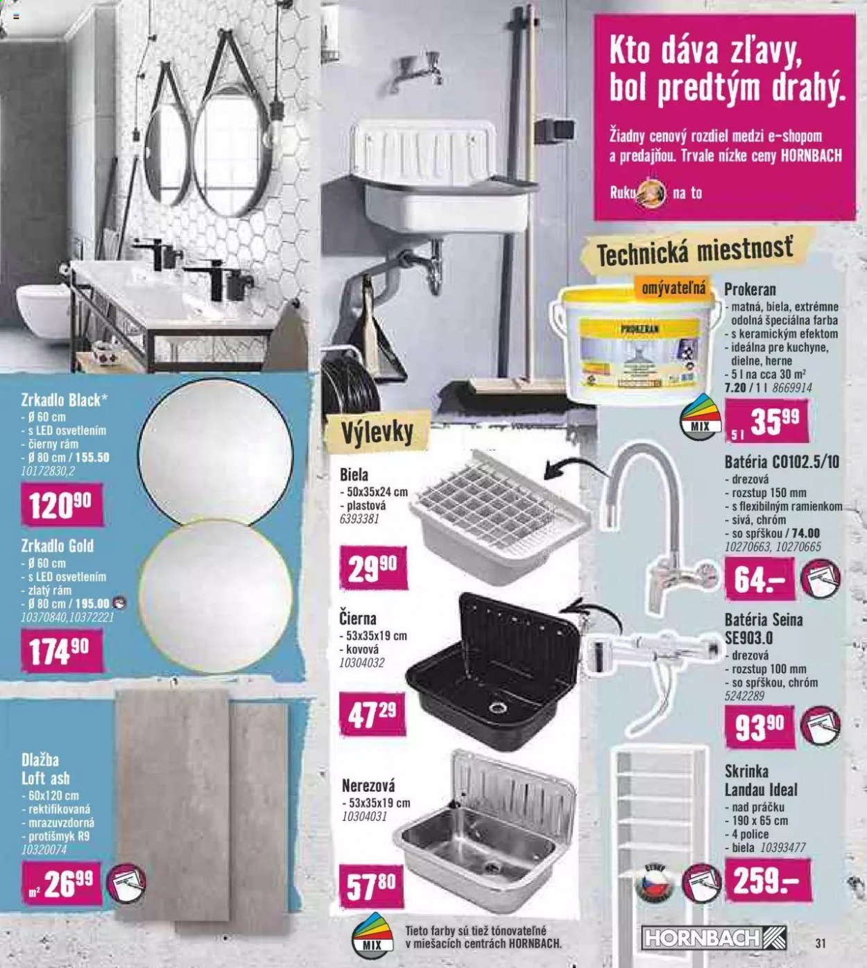 Leták Hornbach - 31.3.2021 - 27.4.2021. Strana 31