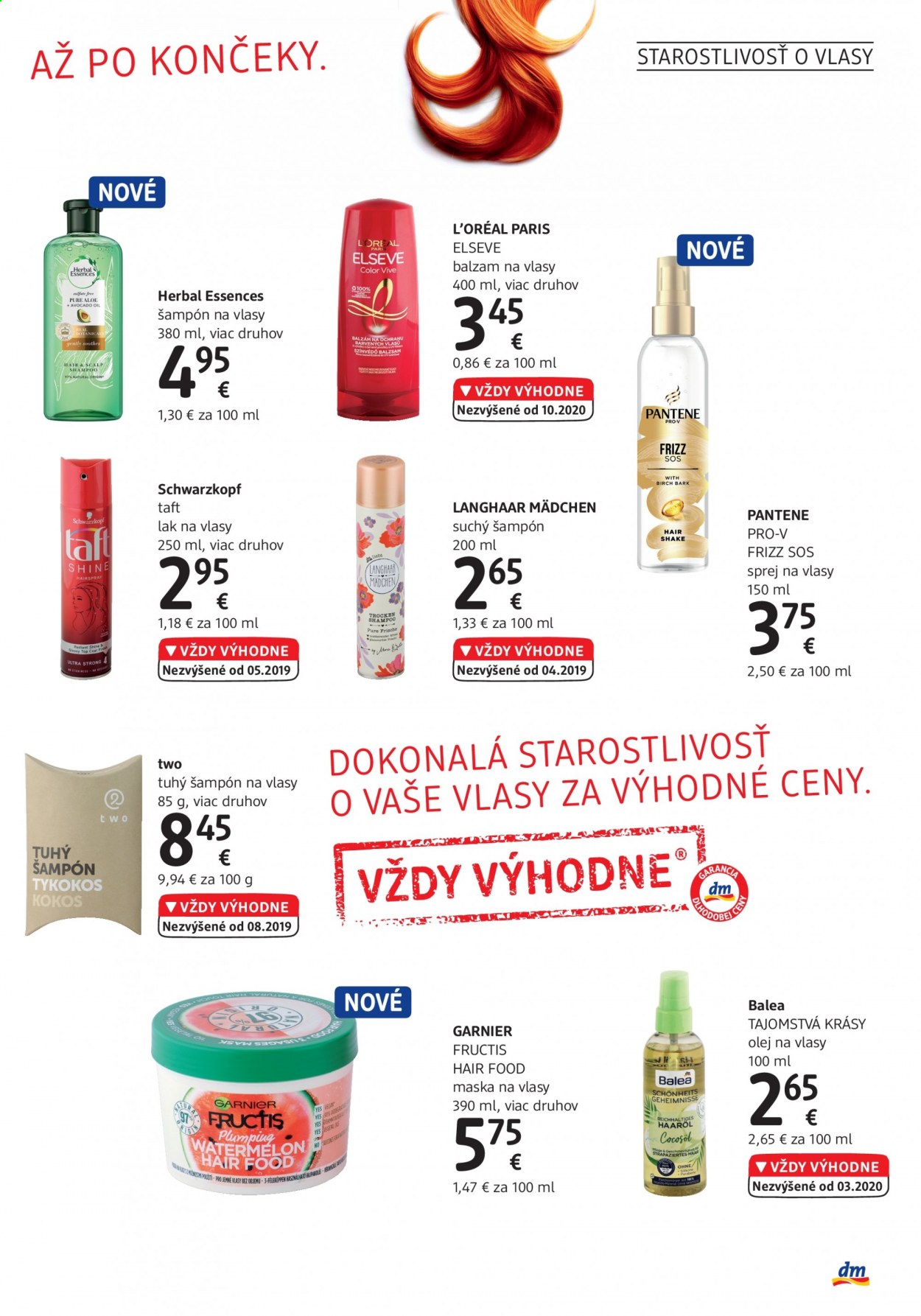 Leták dm drogerie. Strana 17