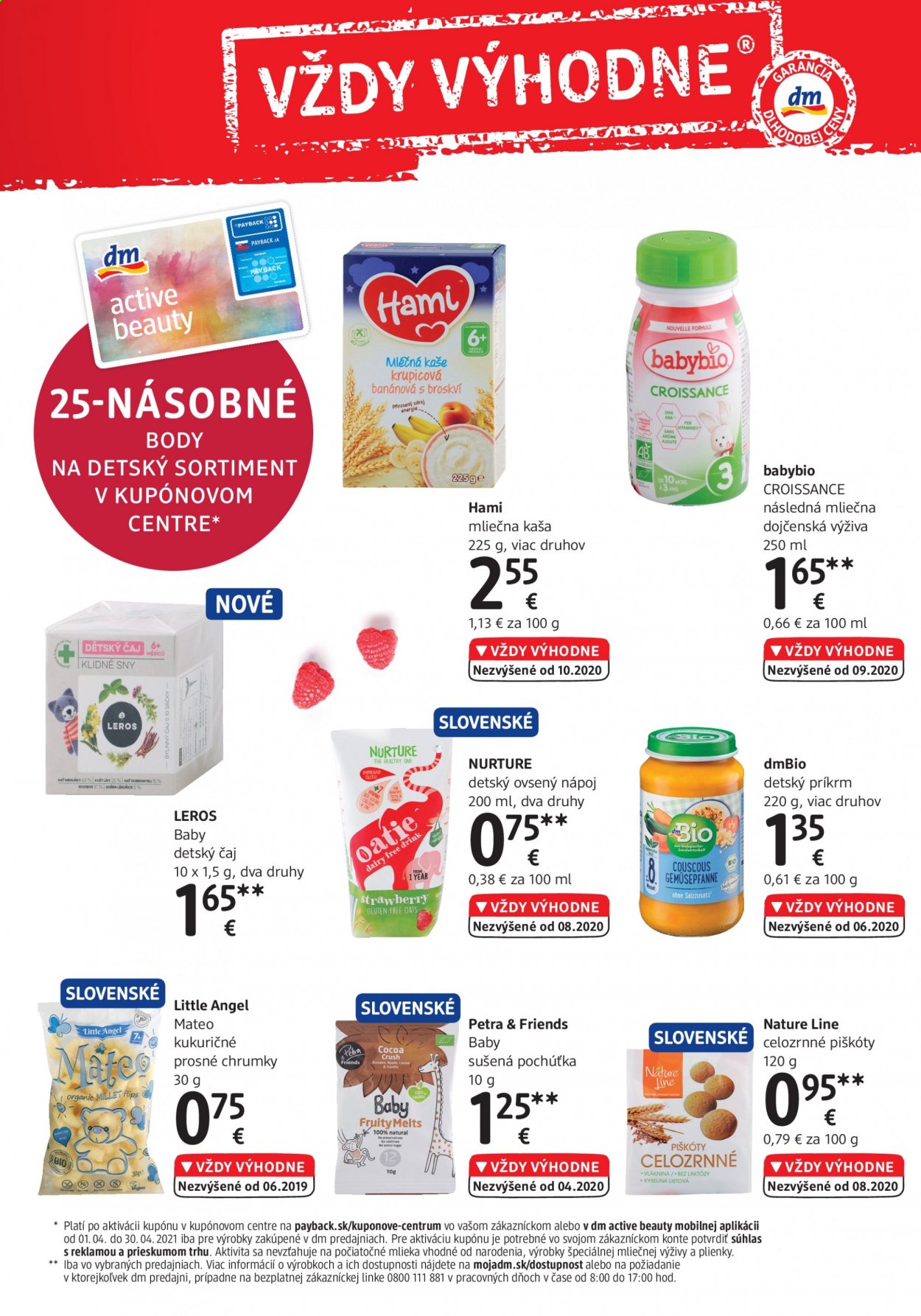Leták dm drogerie. Strana 20
