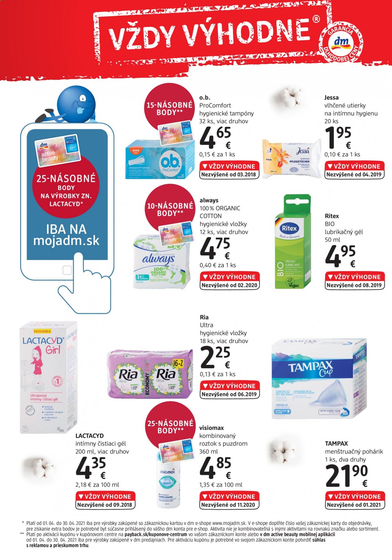 Leták dm drogerie. Strana 24