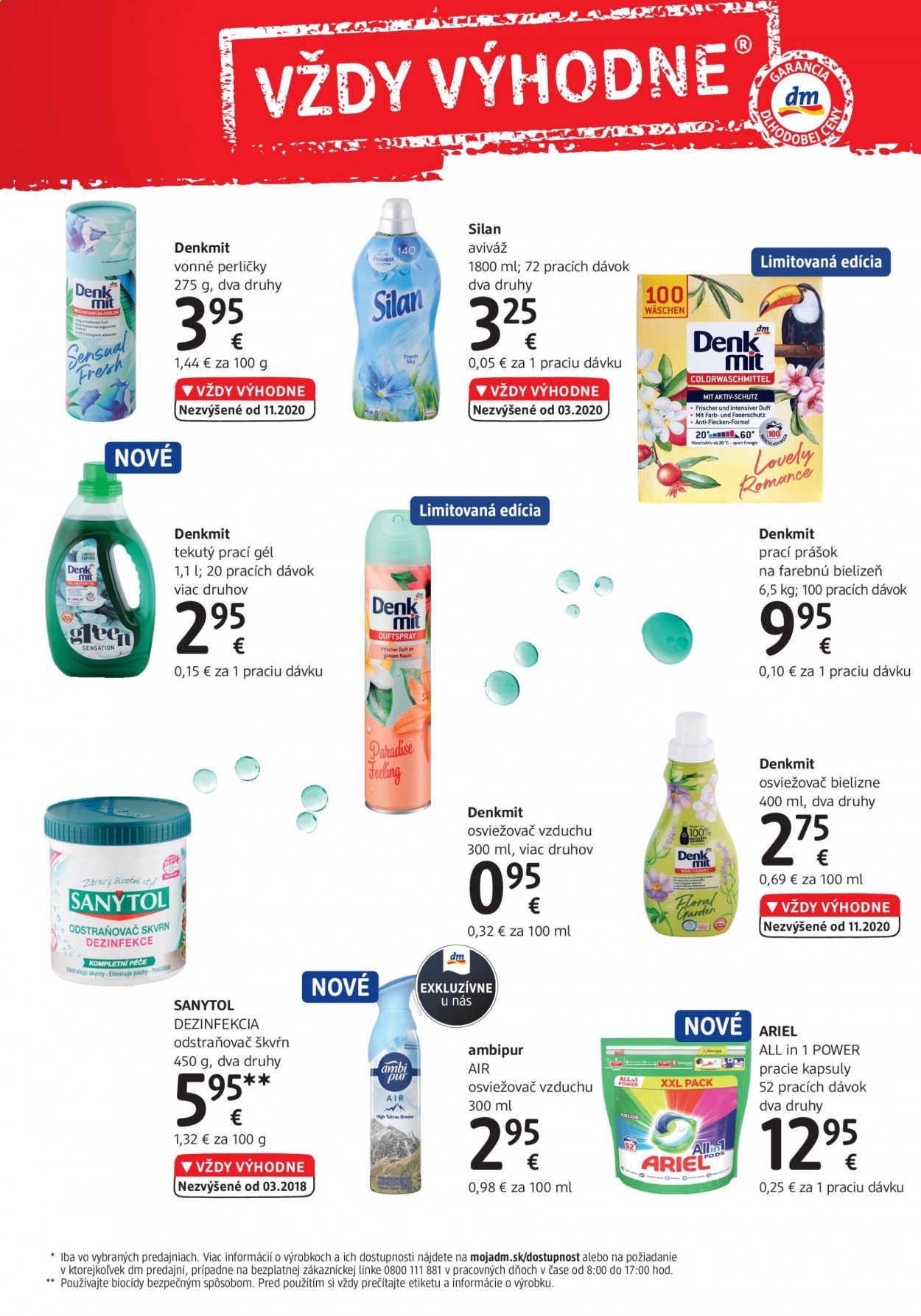 Leták dm drogerie. Strana 30