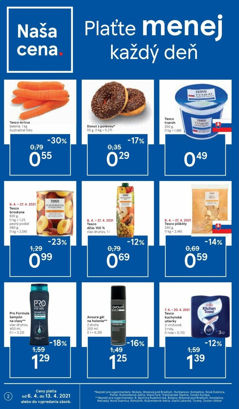 Leták TESCO supermarket - 6.4.2021 - 13.4.2021. Strana 2