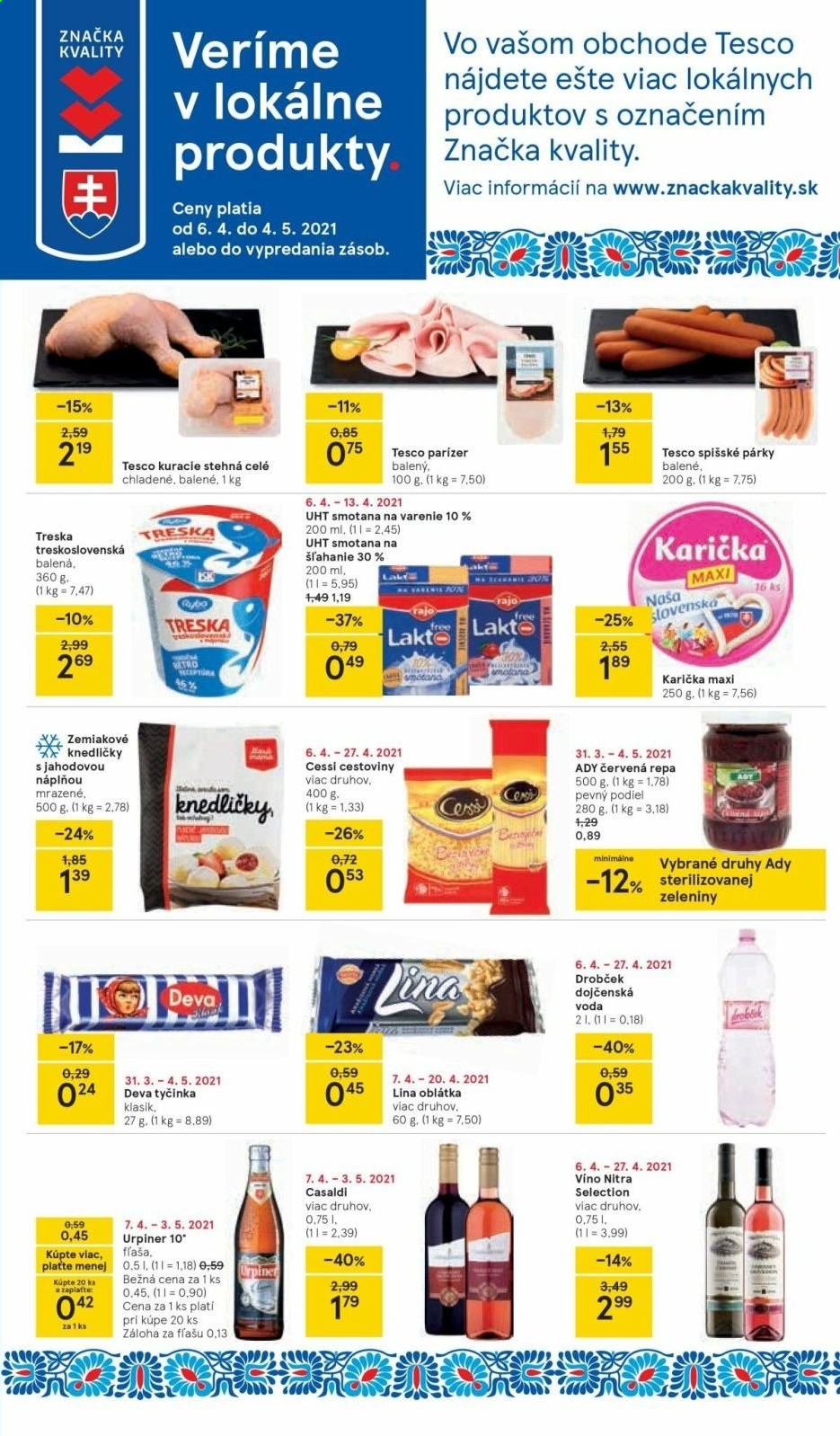Leták TESCO supermarket - 6.4.2021 - 13.4.2021. Strana 3