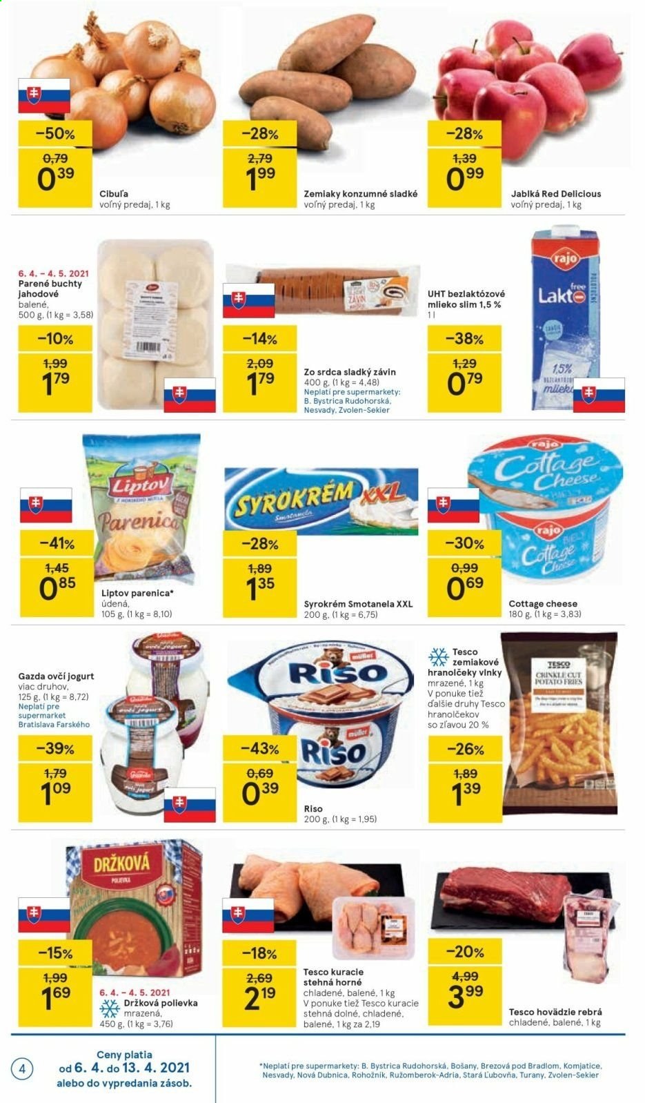 Leták TESCO supermarket - 6.4.2021 - 13.4.2021. Strana 4