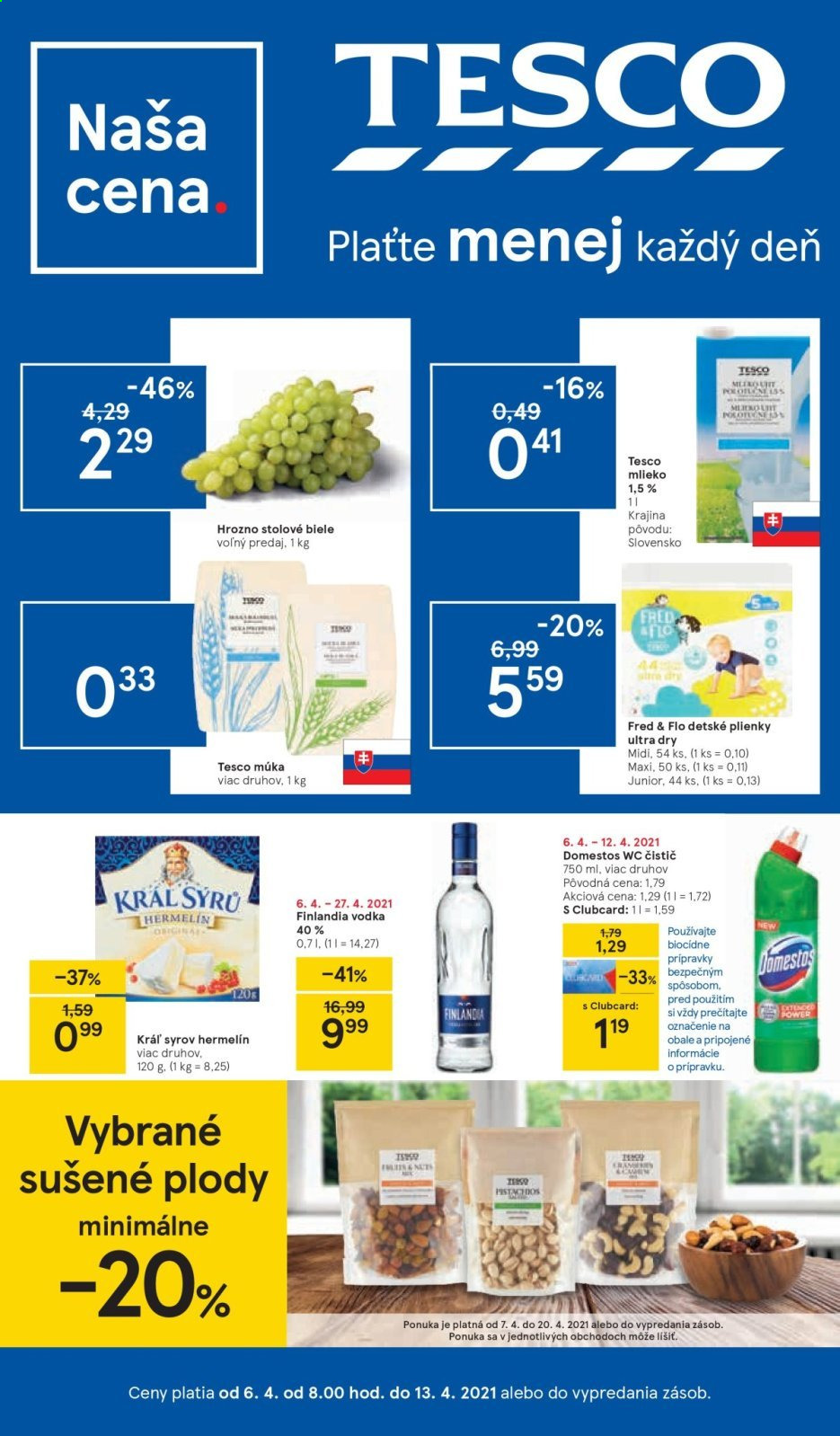 Leták TESCO - 6.4.2021 - 13.4.2021. Strana 1