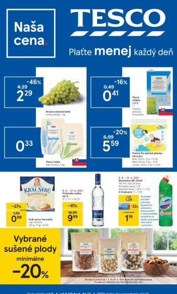 Leták TESCO - 6.4.2021 - 13.4.2021.