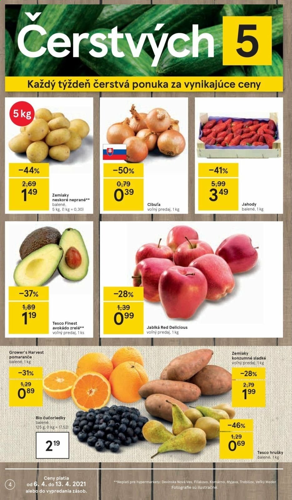 Leták TESCO - 6.4.2021 - 13.4.2021. Strana 4