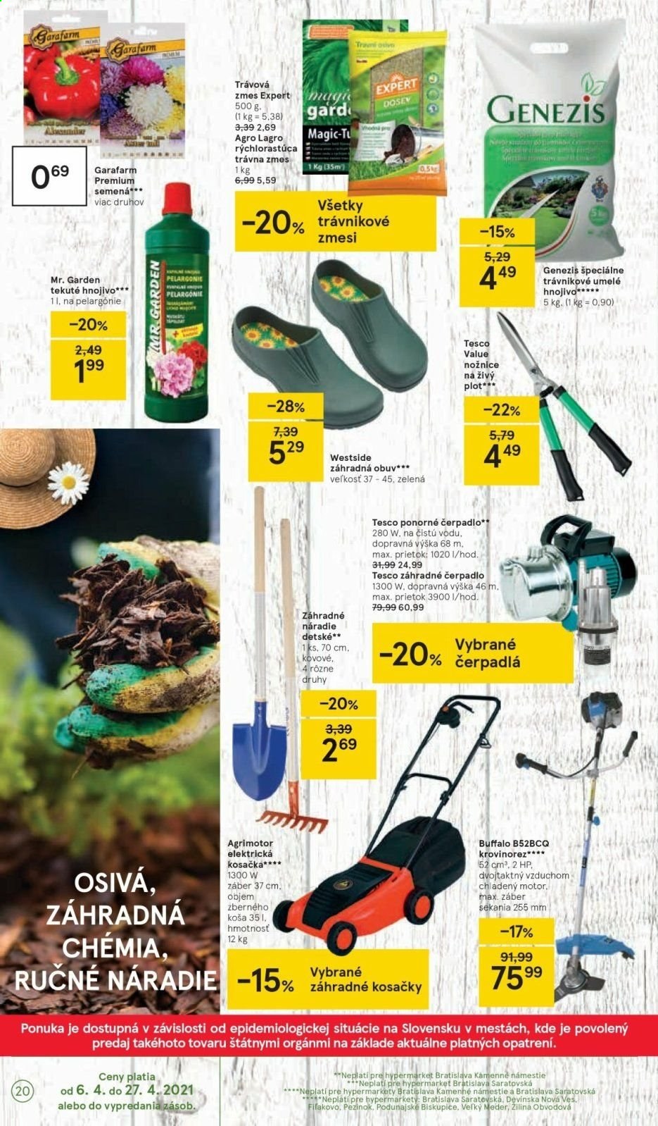 Leták TESCO - 6.4.2021 - 13.4.2021. Strana 20