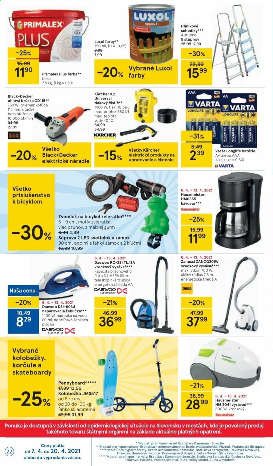 Leták TESCO - 6.4.2021 - 13.4.2021. Strana 22