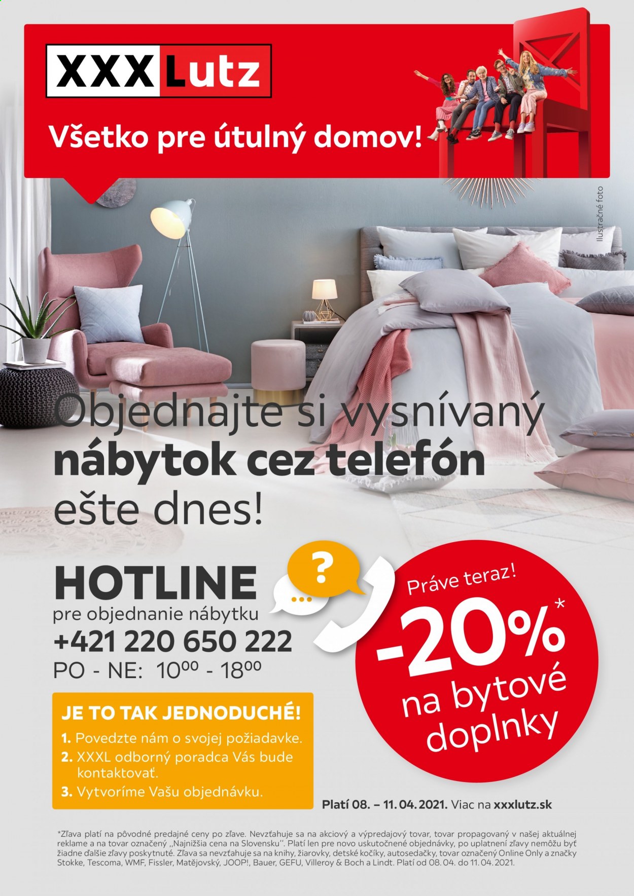 Leták XXXLutz - 8.4.2021 - 11.4.2021. Strana 1