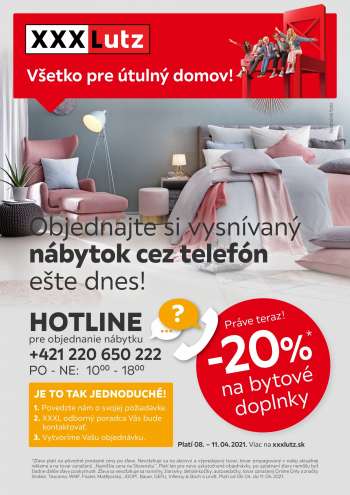 Leták XXXLutz - 8.4.2021 - 11.4.2021.