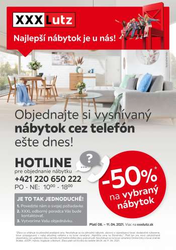 Leták XXXLutz - 8.4.2021 - 11.4.2021.