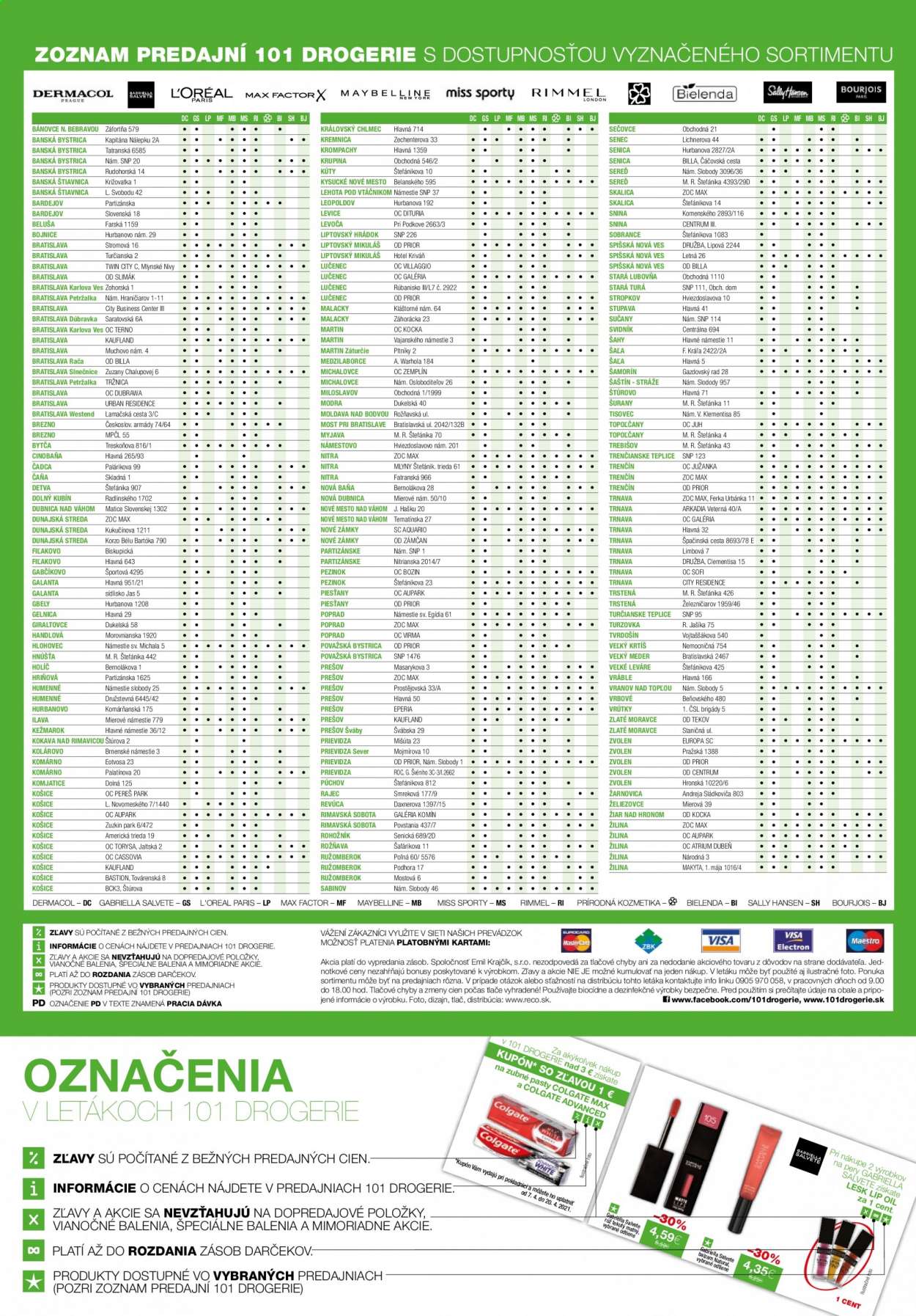 Leták 101 Drogerie - 7.4.2021 - 20.4.2021. Strana 9