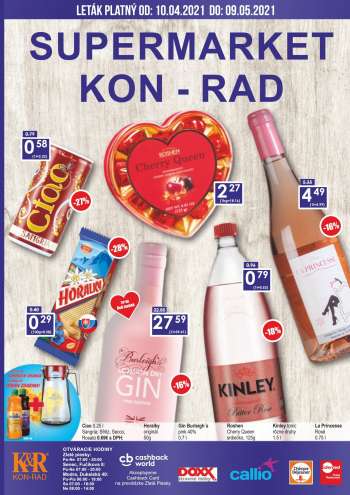 Leták KON-RAD - 10.4.2021 - 9.5.2021.