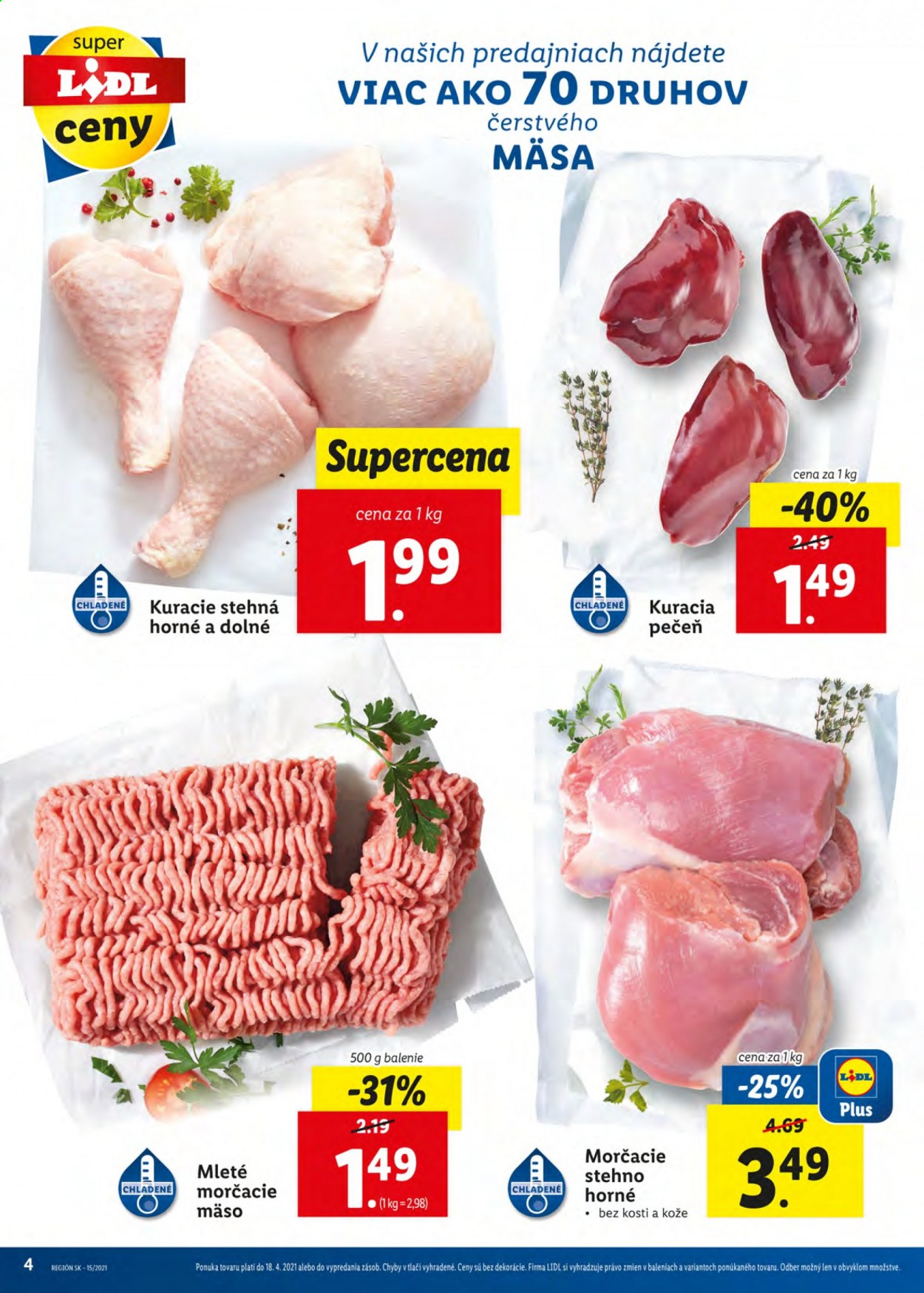 Leták Lidl - 12.4.2021 - 18.4.2021. Strana 4