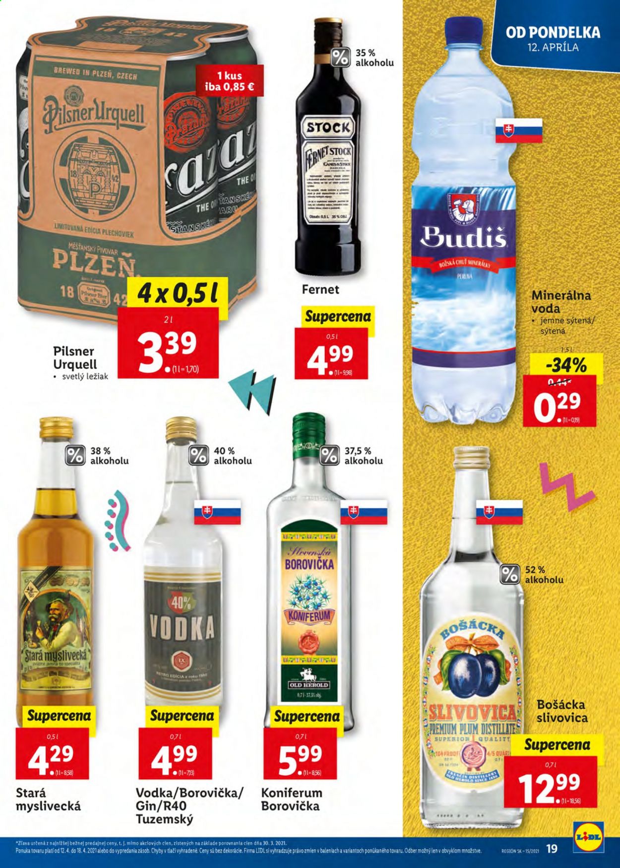 Leták Lidl - 12.4.2021 - 18.4.2021. Strana 19
