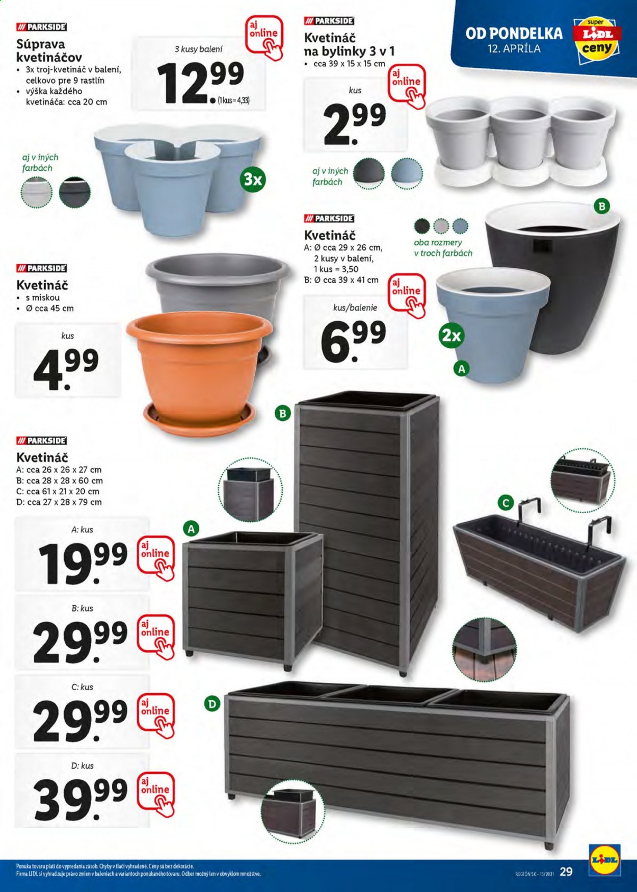 Leták Lidl - 12.4.2021 - 18.4.2021. Strana 29