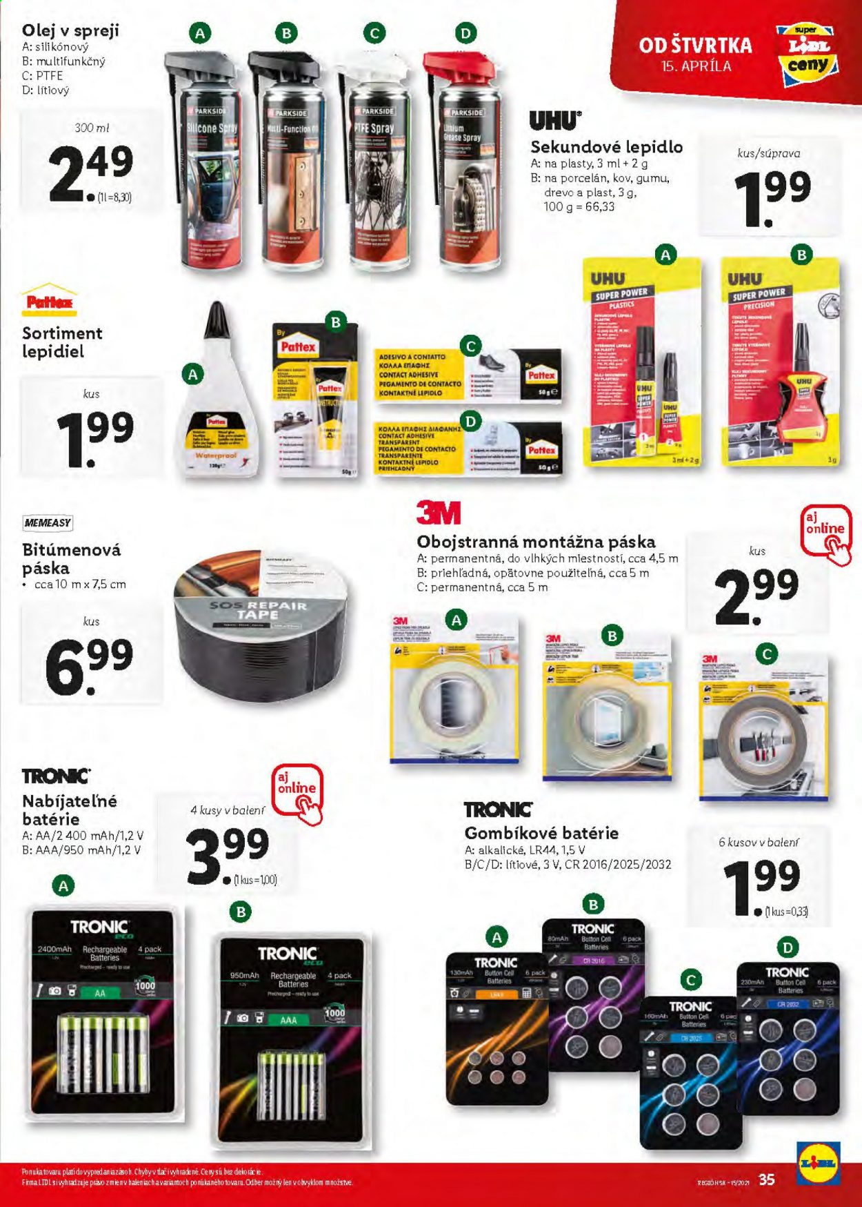 Leták Lidl - 12.4.2021 - 18.4.2021. Strana 35