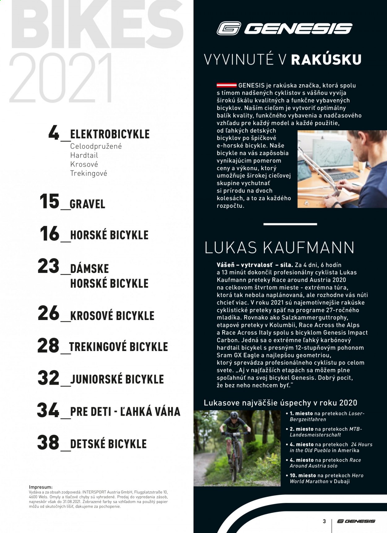 thumbnail - Leták Intersport - Produkty v akcii - elektrobicykel, bicykel. Strana 3.