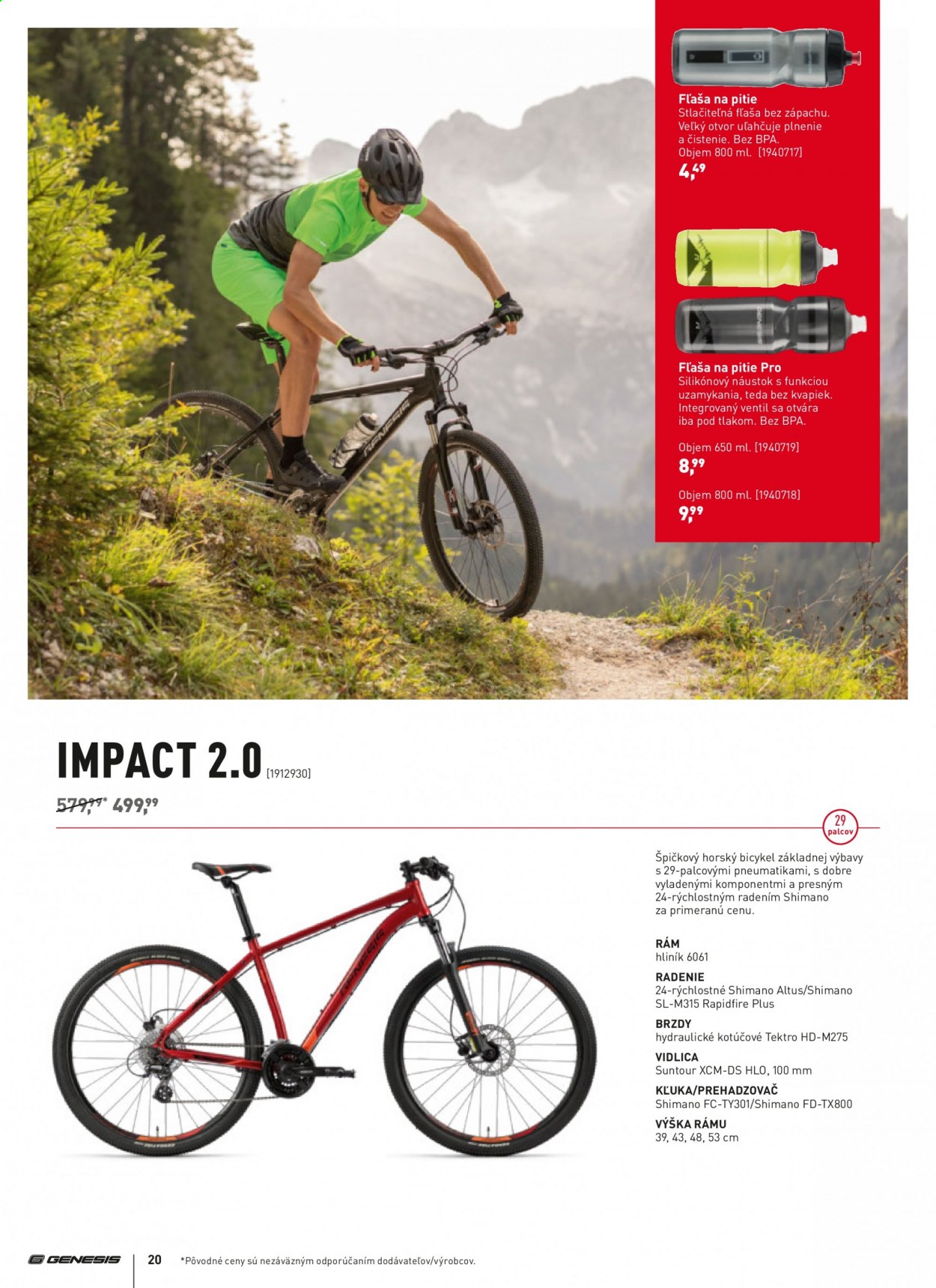 thumbnail - Leták Intersport - Produkty v akcii - bicykel. Strana 20.