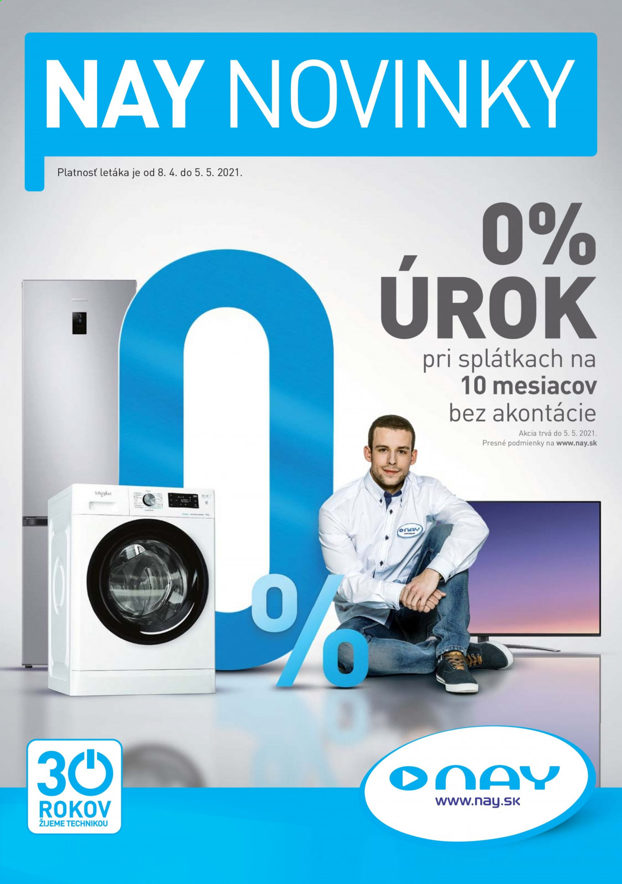 Leták NAY Elektrodom - 8.4.2021 - 5.5.2021. Strana 1