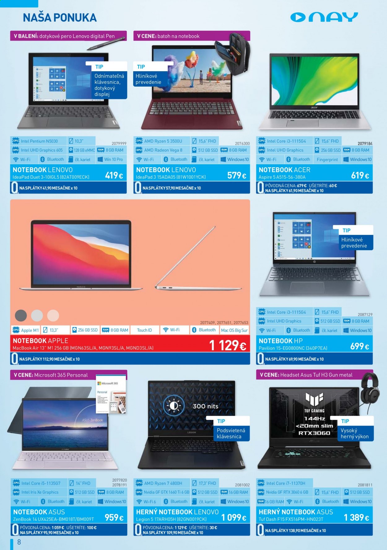 Leták NAY Elektrodom - 8.4.2021 - 5.5.2021. Strana 8