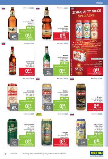 thumbnail - Staropramen svetlé výčapné pivo bal.: 4× (6× 500 ml) cena za 500 ml