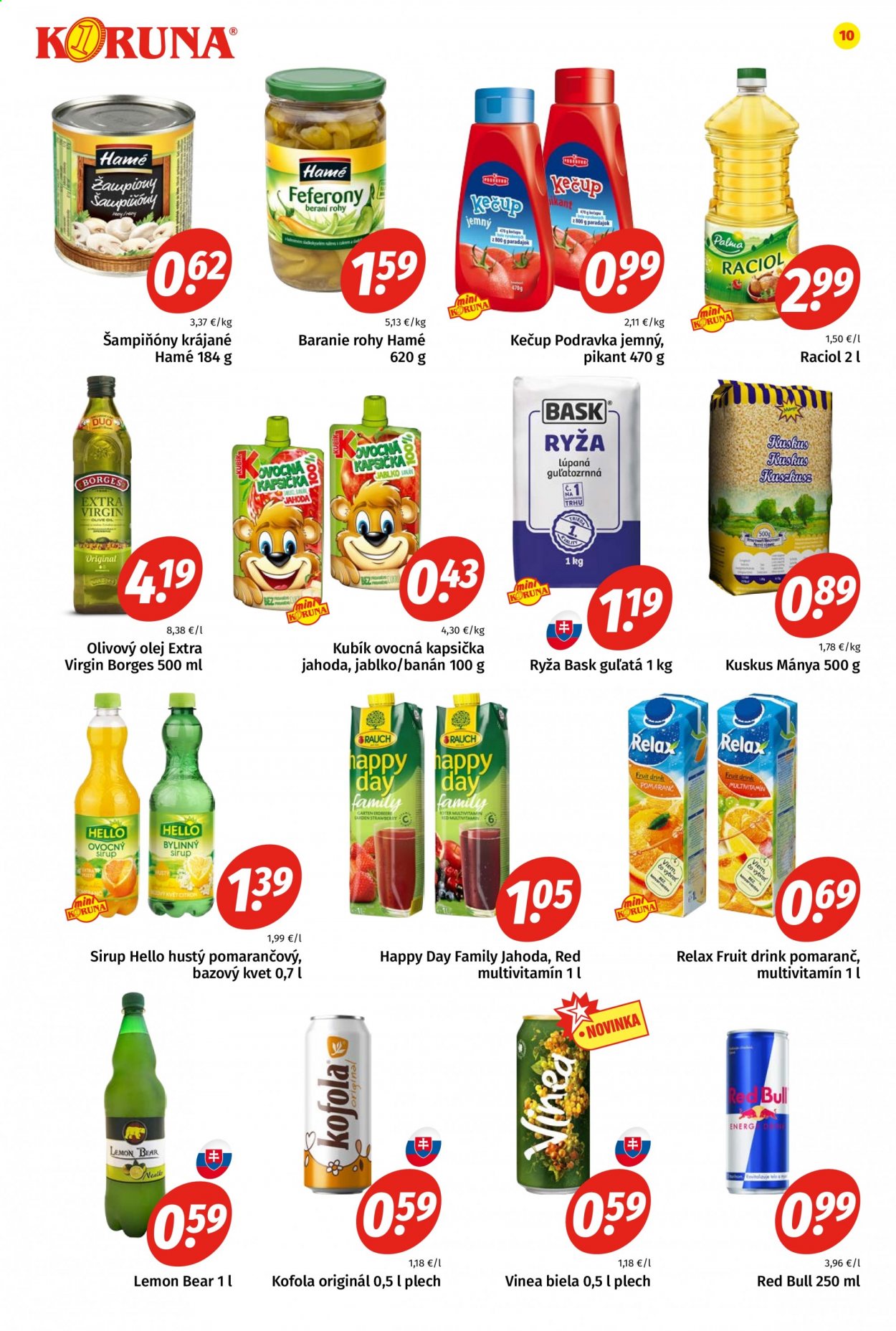 Leták Potraviny KORUNA - 9.4.2021 - 21.4.2021. Strana 10