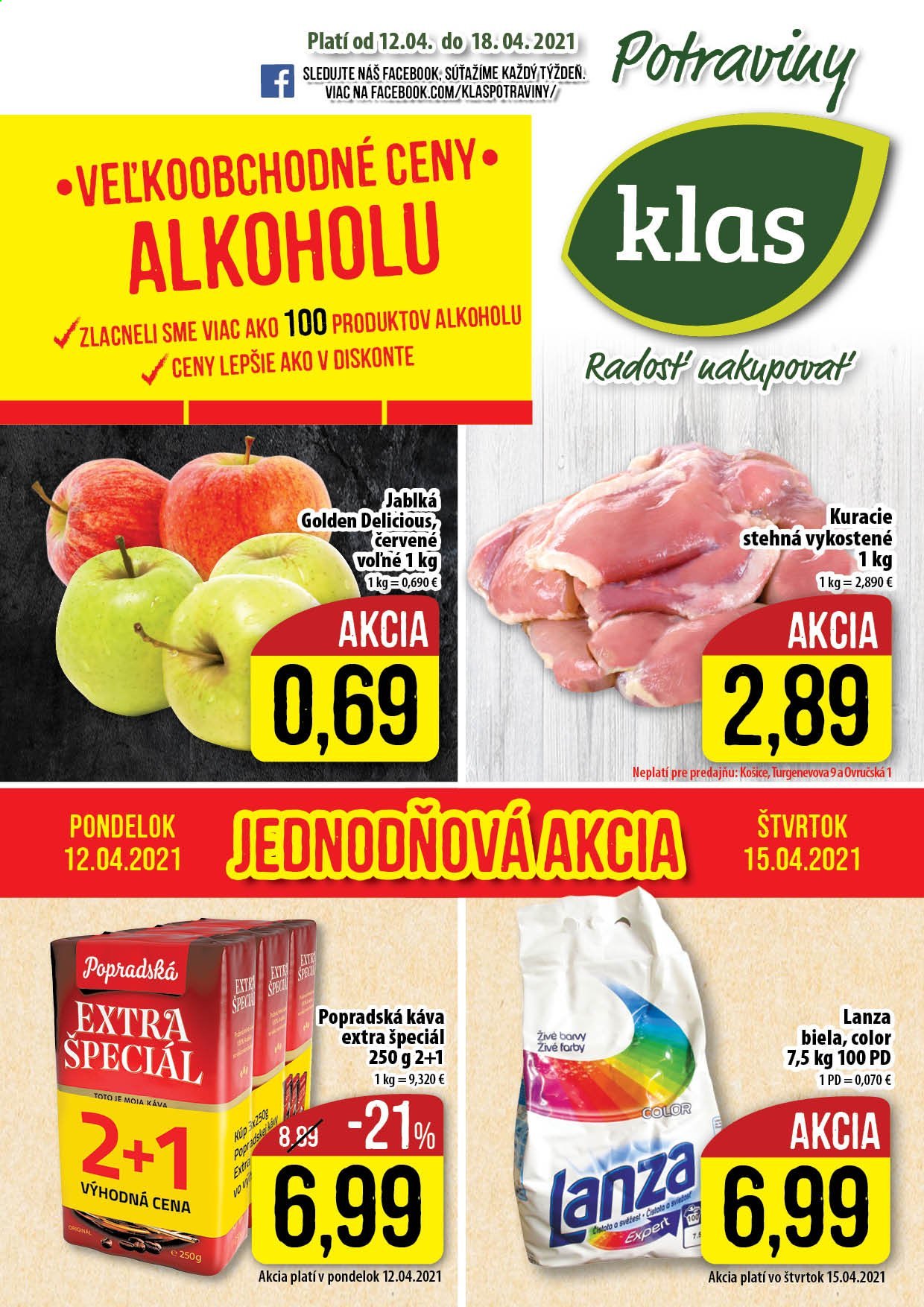 Leták Klas - 12.4.2021 - 18.4.2021. Strana 1