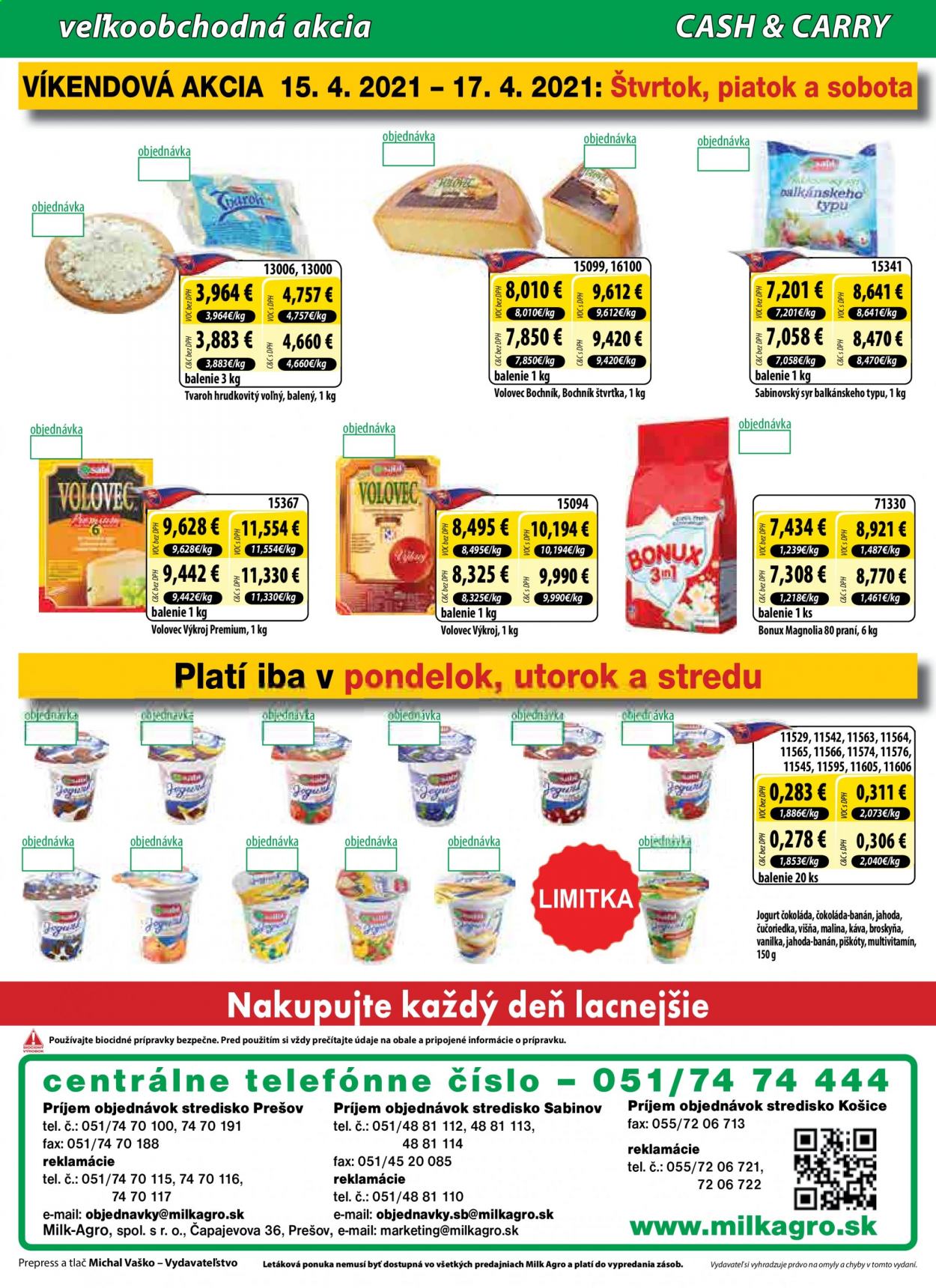 Leták Milk AGRO - 14.4.2021 - 20.4.2021. Strana 8