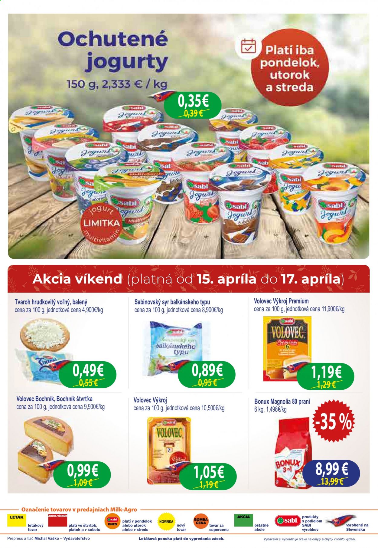 Leták Milk AGRO - 14.4.2021 - 20.4.2021. Strana 2