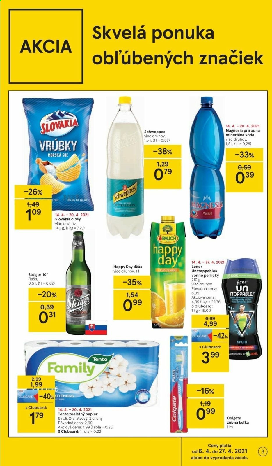 Leták TESCO - 14.4.2021 - 20.4.2021. Strana 3