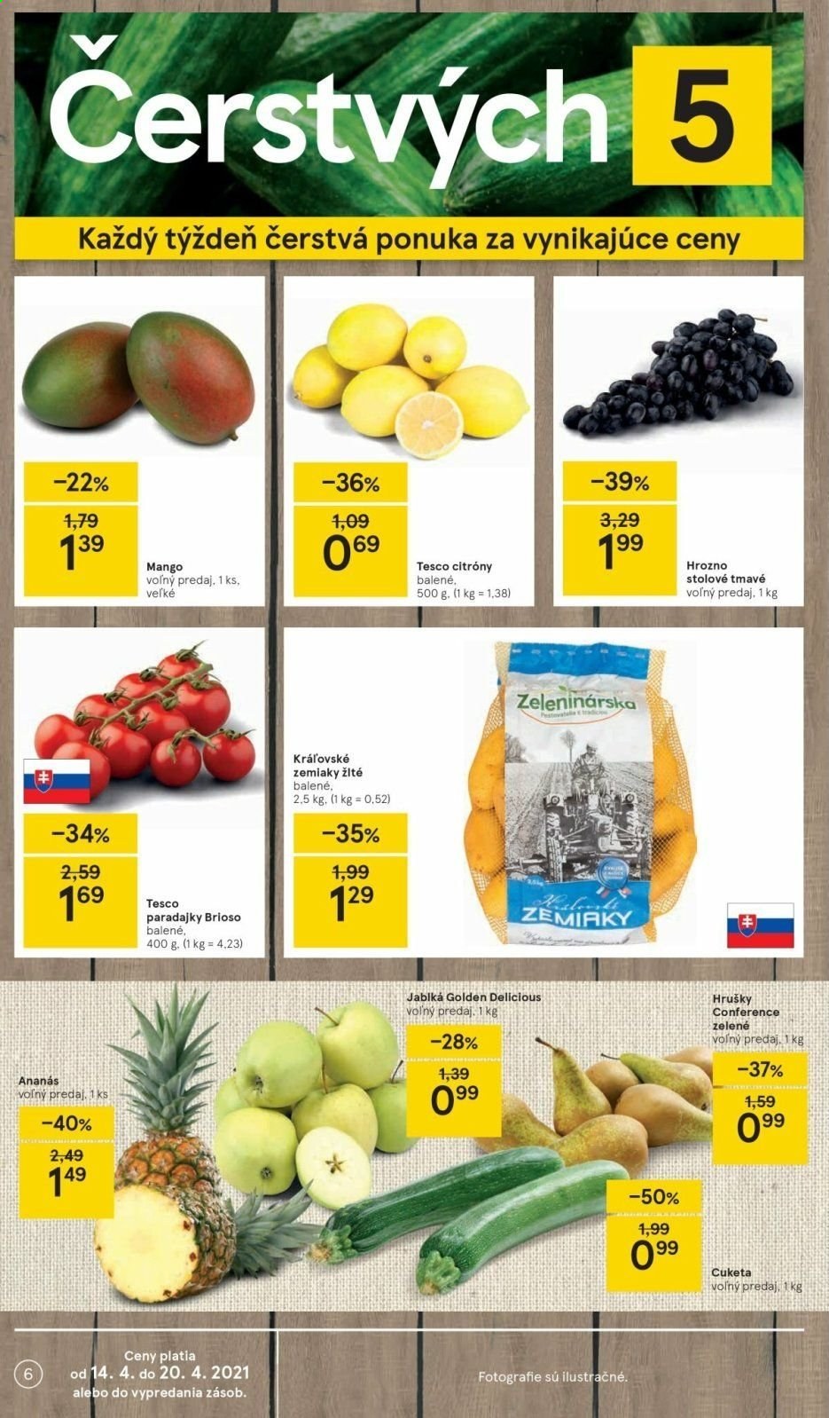 Leták TESCO - 14.4.2021 - 20.4.2021. Strana 6