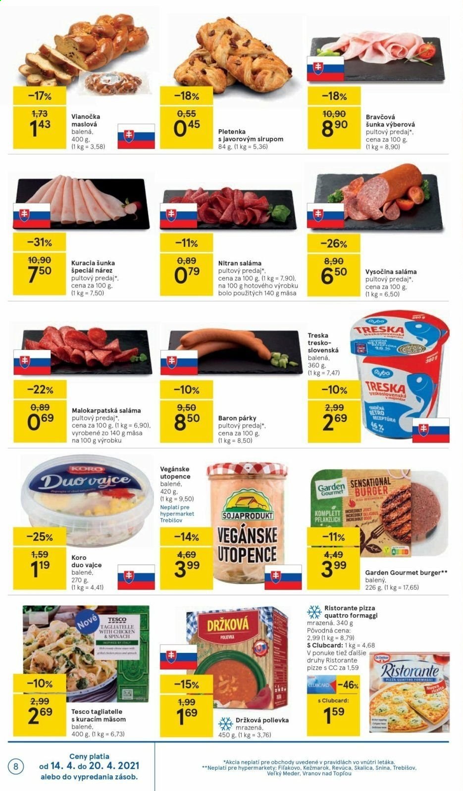 Leták TESCO - 14.4.2021 - 20.4.2021. Strana 8