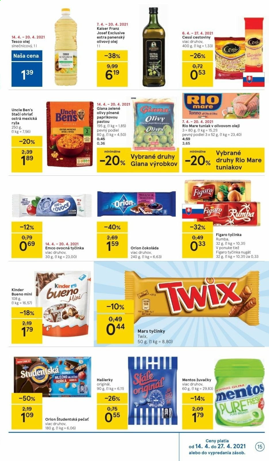 Leták TESCO - 14.4.2021 - 20.4.2021. Strana 15