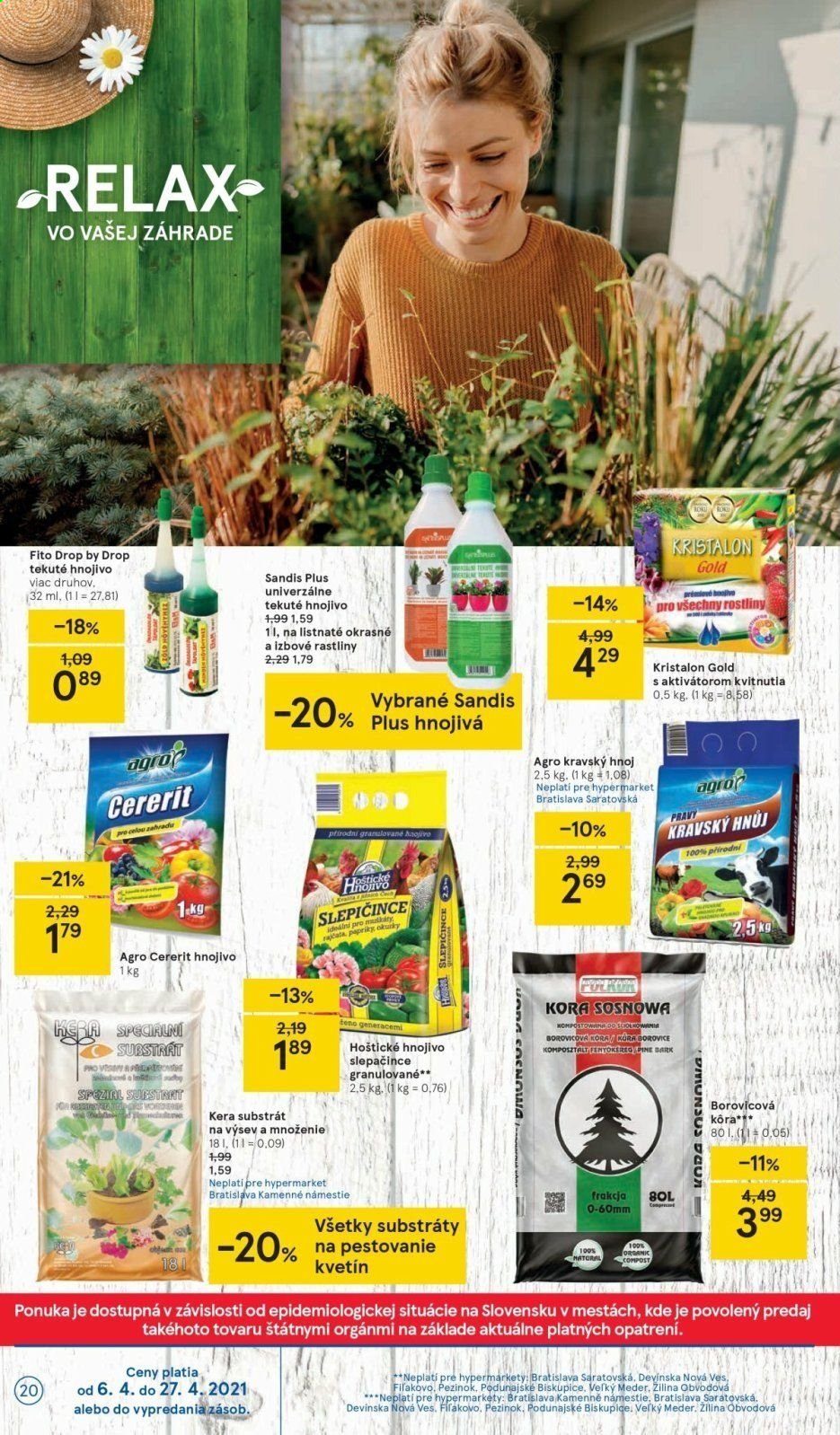 Leták TESCO - 14.4.2021 - 20.4.2021. Strana 20