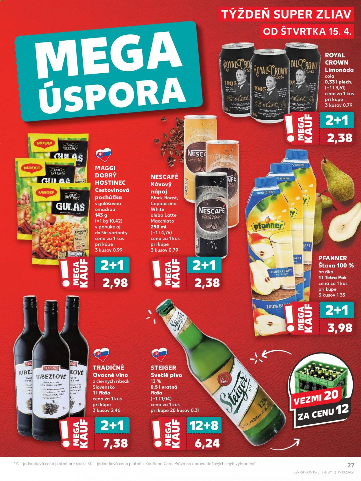 Leták Kaufland - 15.4.2021 - 21.4.2021. Strana 27