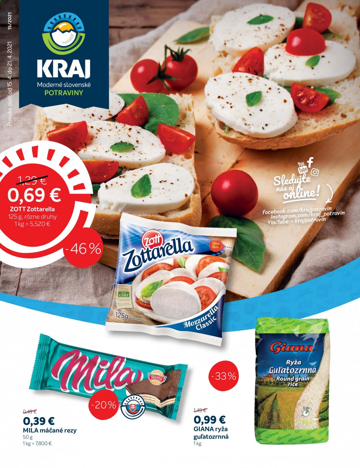 Leták Kraj - 15.4.2021 - 21.4.2021. Strana 1
