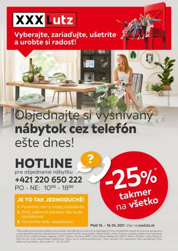 Leták XXXLutz - 15.4.2021 - 18.4.2021.