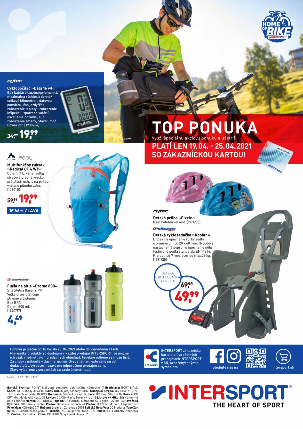 Leták Intersport - 14.4.2021 - 25.4.2021. Strana 12
