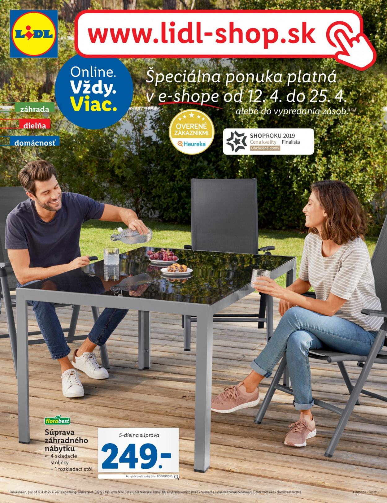 Leták Lidl - 12.4.2021 - 25.4.2021. Strana 1