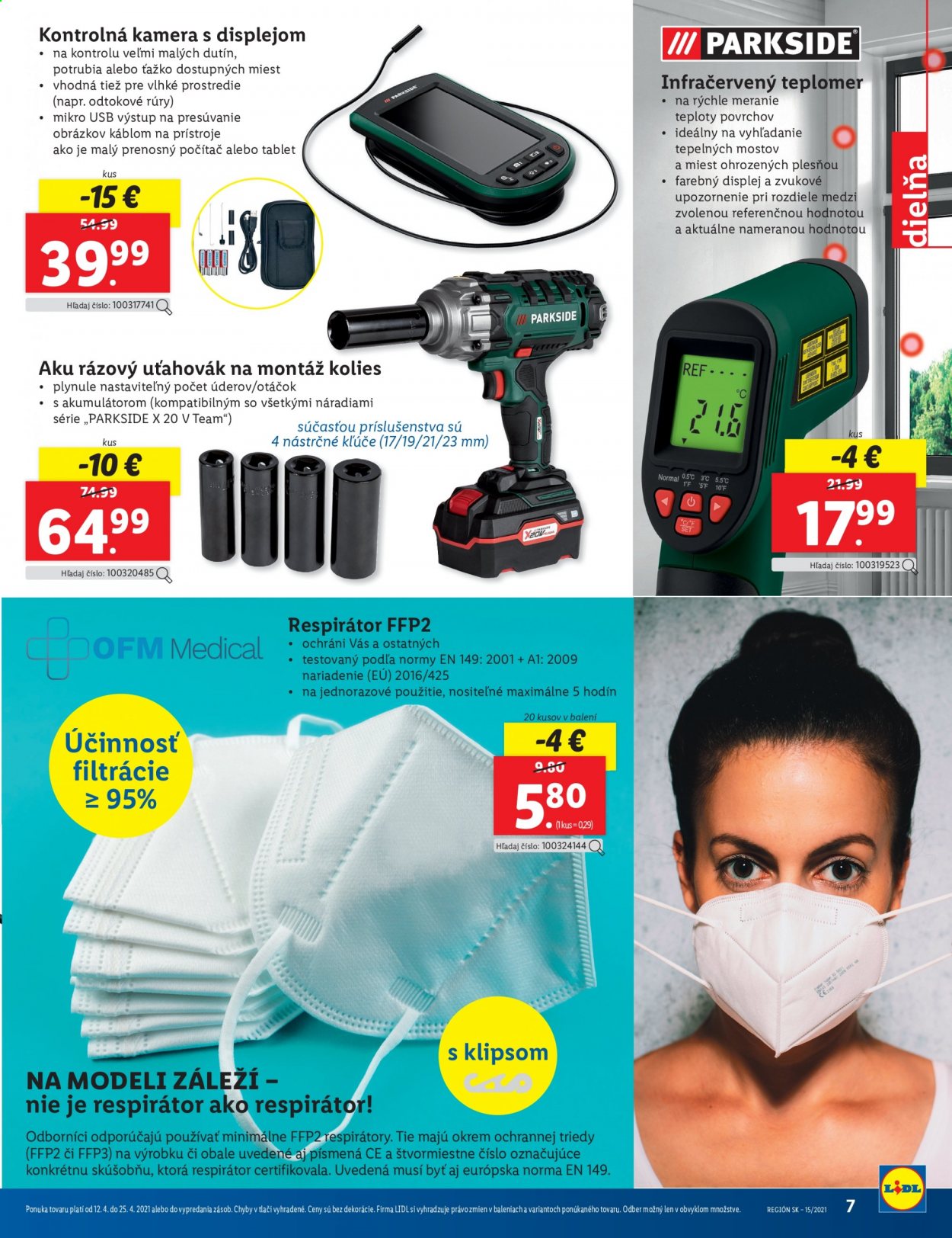 Leták Lidl - 12.4.2021 - 25.4.2021. Strana 7