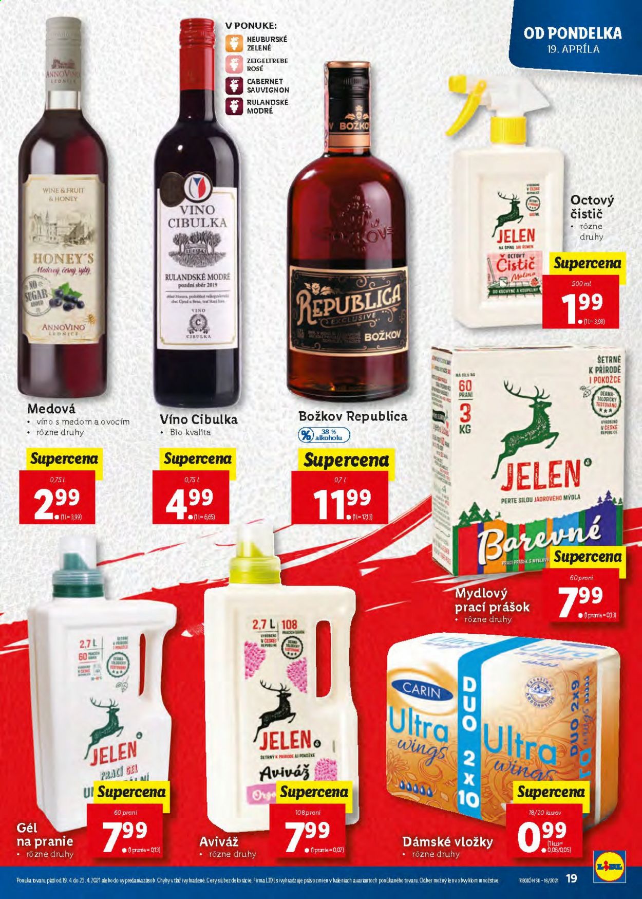 Leták Lidl - 19.4.2021 - 25.4.2021. Strana 19