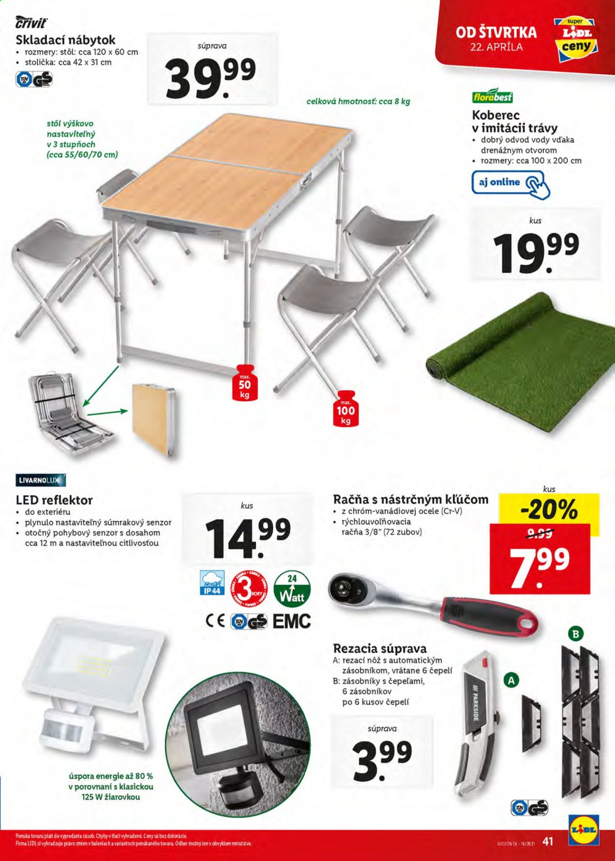 Leták Lidl - 19.4.2021 - 25.4.2021. Strana 43