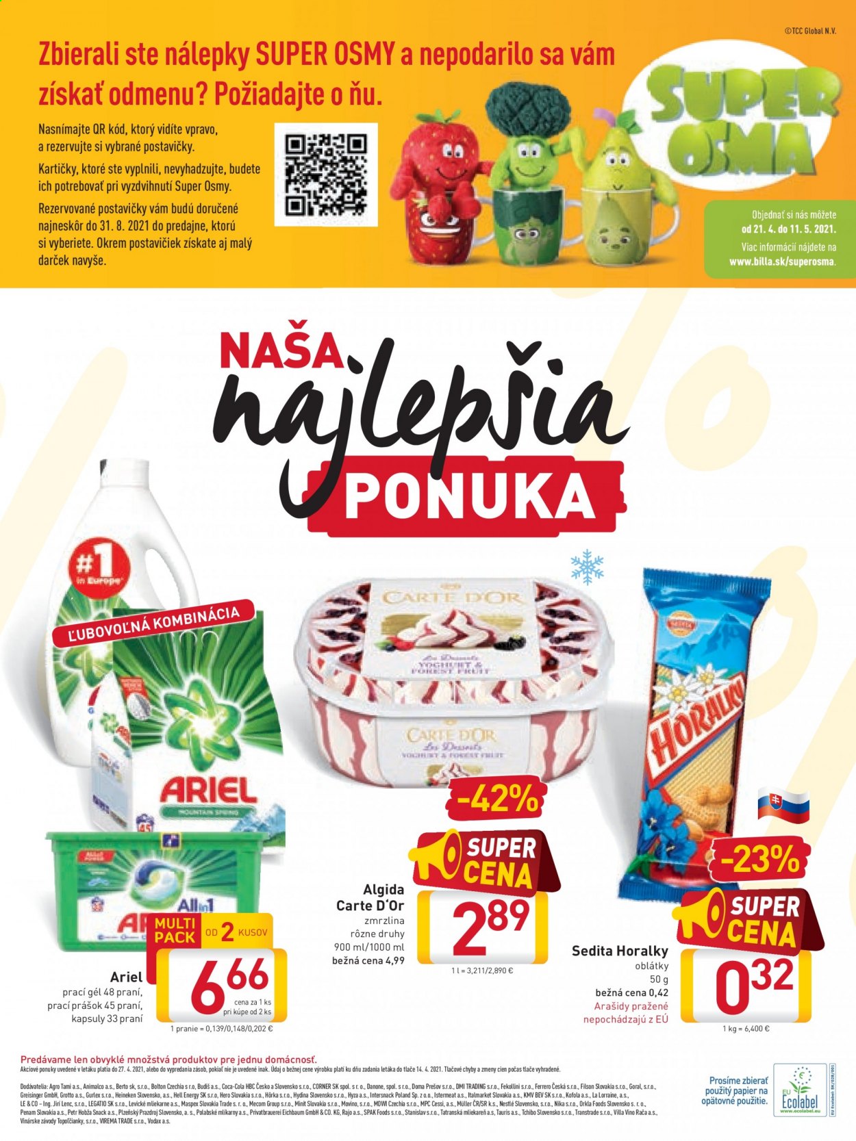 Leták Billa - 21.4.2021 - 27.4.2021. Strana 16