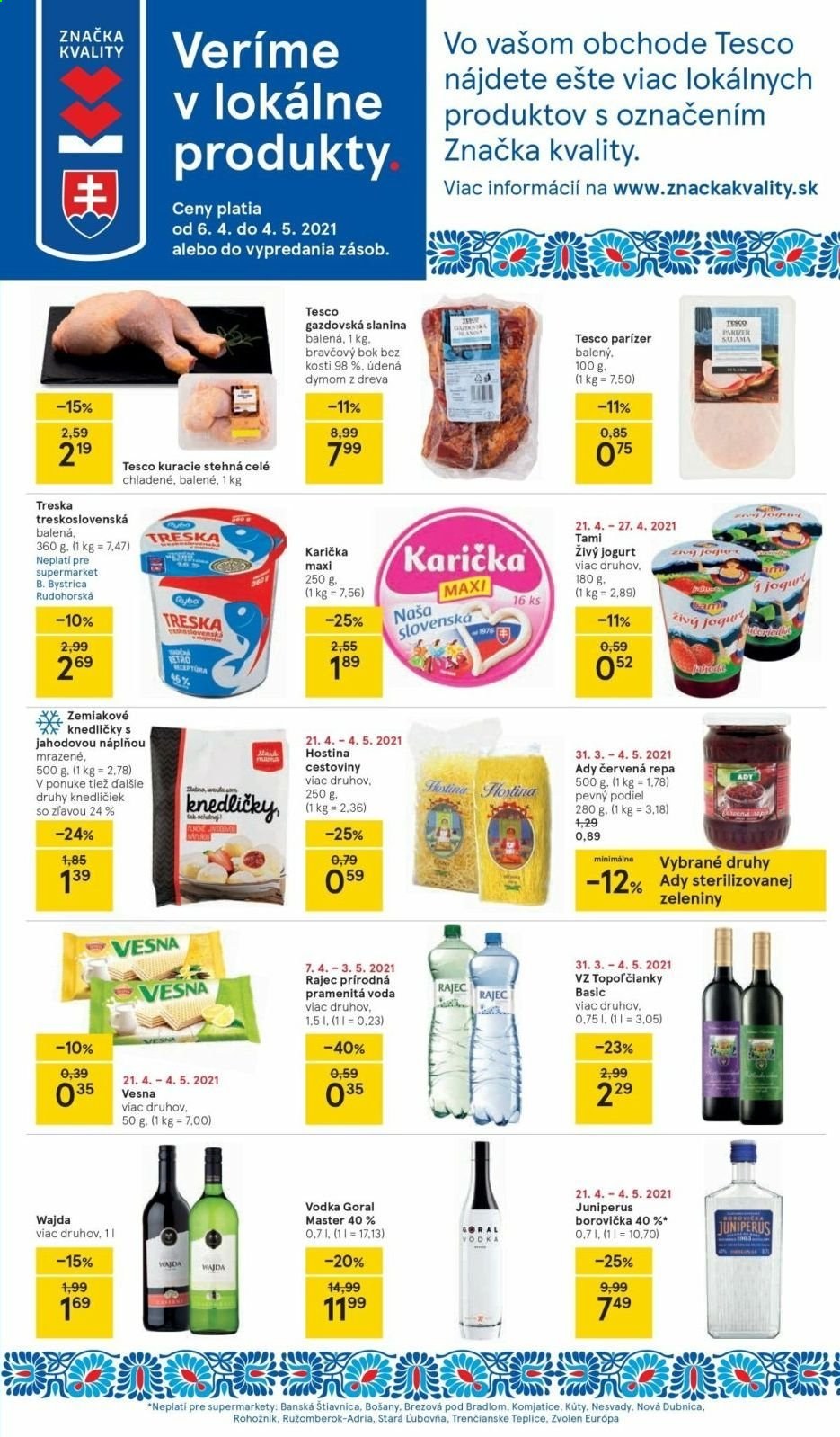 Leták TESCO supermarket - 21.4.2021 - 27.4.2021. Strana 3