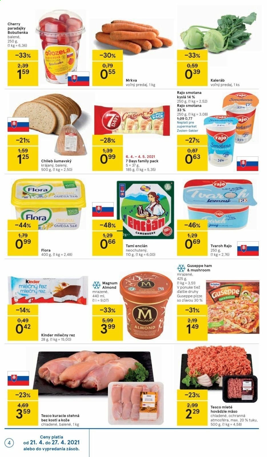 Leták TESCO supermarket - 21.4.2021 - 27.4.2021. Strana 4